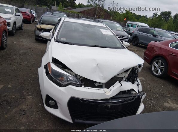 2T1BURHE8GC615042 2016 TOYOTA COROLLA White Widok zestawu wskaźników