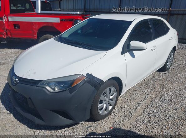 2T1BURHE8GC618930 2016 TOYOTA COROLLA White Vista tres cuartos delantera izquierda