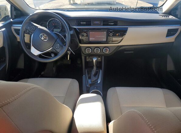 2T1BURHE8GC651345 2016 TOYOTA COROLLA Beige 