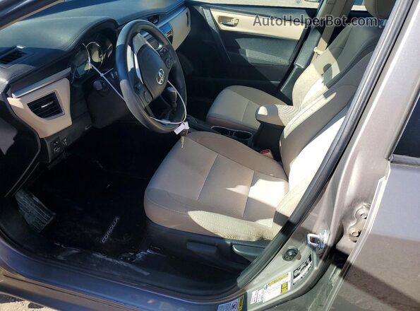 2T1BURHE8GC651345 2016 TOYOTA COROLLA Beige 
