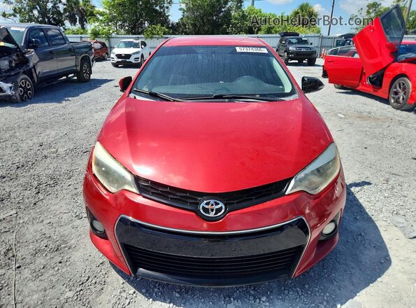 2T1BURHE8GC651801 2016 TOYOTA COROLLA Red 