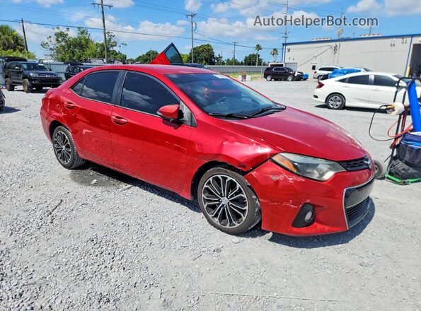 2T1BURHE8GC651801 2016 TOYOTA COROLLA Red 