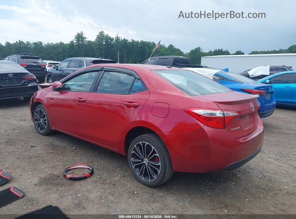 2T1BURHE8GC658991 2016 TOYOTA COROLLA Red უკანა მარცხენა