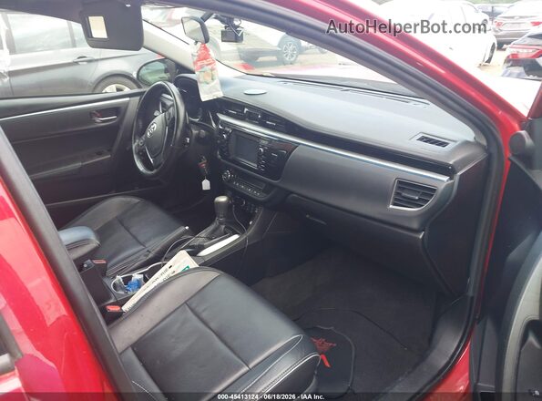 2T1BURHE8GC658991 2016 TOYOTA COROLLA Red წინა სალონის ხედი