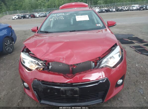 2T1BURHE8GC658991 2016 TOYOTA COROLLA Red წინა ხედი