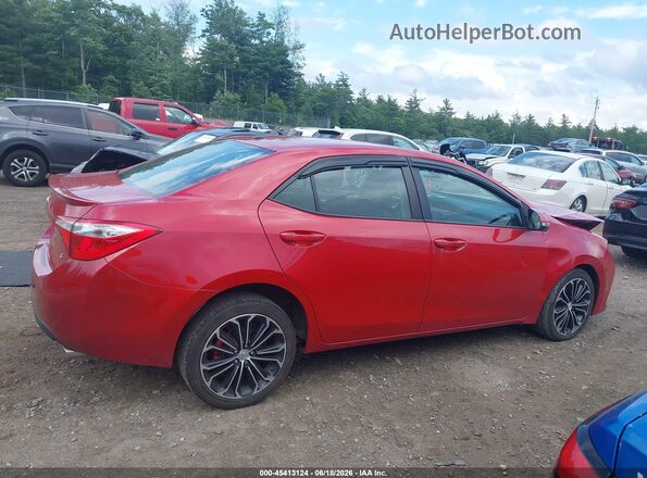 2T1BURHE8GC658991 2016 TOYOTA COROLLA Red უკანა სალონის ხედი