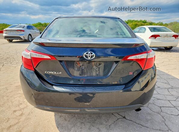 2T1BURHE8GC662958 2016 TOYOTA COROLLA Black Rear view