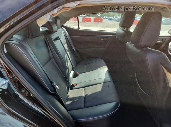 2T1BURHE8GC662958 2016 TOYOTA COROLLA Black Rear seats view