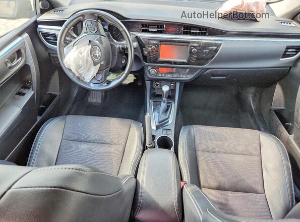 2T1BURHE8GC662958 2016 TOYOTA COROLLA Black Dashboard view