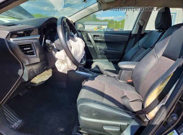 2T1BURHE8GC662958 2016 TOYOTA COROLLA Black Front interior view