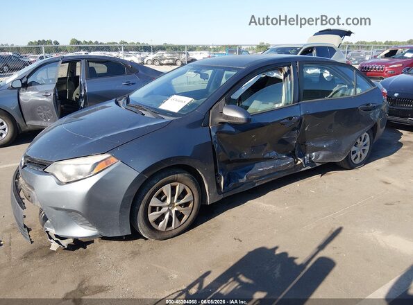 2T1BURHE8GC702102 2016 TOYOTA COROLLA Blue Առջևի ձախ երեք քառորդ տեսարան
