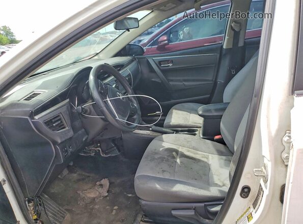 2T1BURHE8GC712788 2016 TOYOTA COROLLA White წინა სალონის ხედი