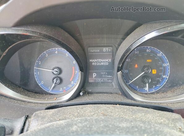 2T1BURHE8GC712788 2016 TOYOTA COROLLA White ხელსაწყოთა პანელის ხედი