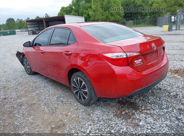 2T1BURHE8GC727341 2016 TOYOTA COROLLA Red Tył lewy