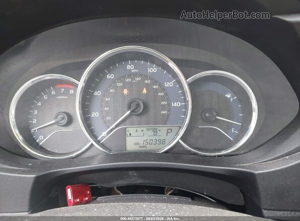 2T1BURHE8GC727341 2016 TOYOTA COROLLA Red Widok tylnych siedzeń