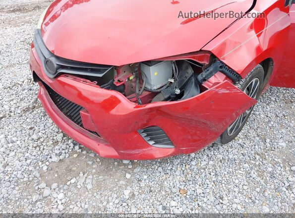 2T1BURHE8GC727341 2016 TOYOTA COROLLA Red Widok z przodu