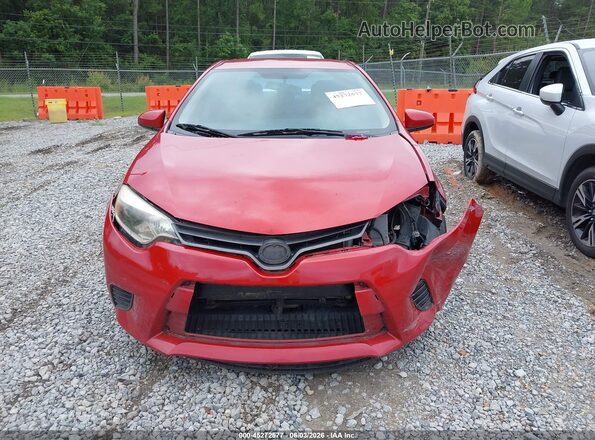 2T1BURHE8GC727341 2016 TOYOTA COROLLA Red Widok wnętrza z tyłu