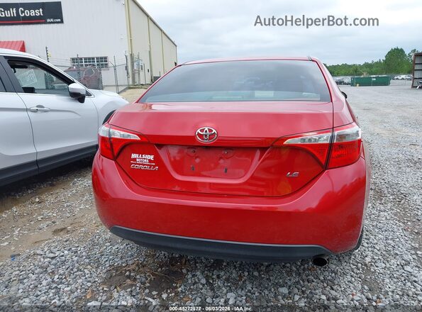 2T1BURHE8GC727341 2016 TOYOTA COROLLA Red 