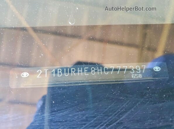 2T1BURHE8HC777397 2017 TOYOTA COROLLA Green 