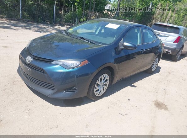 2T1BURHE8HC806929 2017 TOYOTA COROLLA Blue Front left