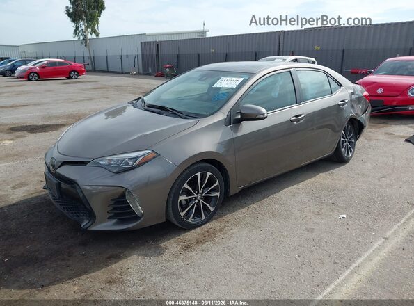 2T1BURHE8HC835217 2017 TOYOTA COROLLA Серый Передняя левая четверть