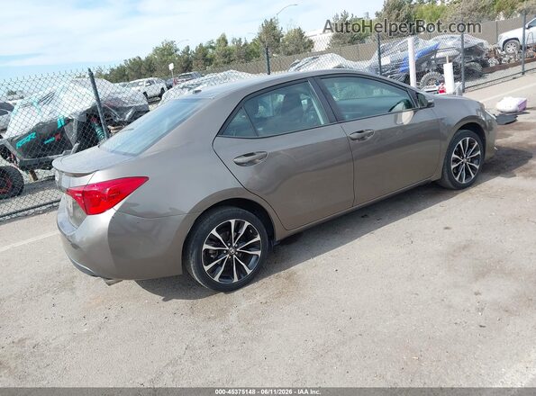 2T1BURHE8HC835217 2017 TOYOTA COROLLA Серый Задняя правая четверть