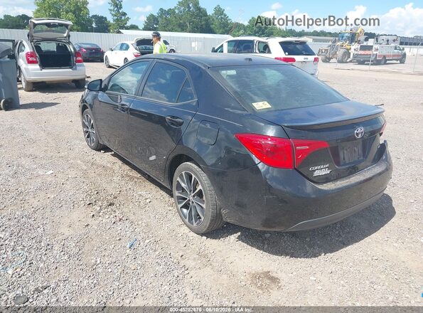 2T1BURHE8HC835735 2017 TOYOTA COROLLA Черный Задняя левая четверть