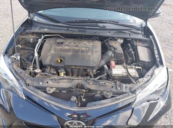2T1BURHE8HC835735 2017 TOYOTA COROLLA Черный Вид сзади