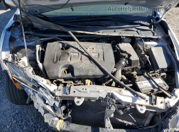 2T1BURHE8HC840546 2017 TOYOTA COROLLA Серебряный Вид задней части салона