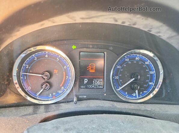 2T1BURHE8HC861767 2017 TOYOTA COROLLA Gray Vista del cuadro de instrumentos