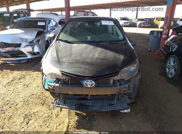 2T1BURHE8HC862224 2017 TOYOTA COROLLA Black Rear interior view