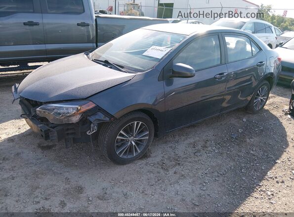 2T1BURHE8HC911163 2017 TOYOTA COROLLA Gray Առջևի ձախ երեք քառորդ տեսարան