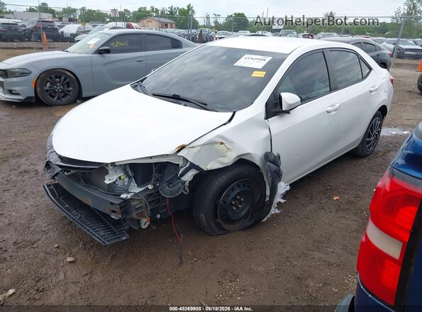 2T1BURHE8HC938525 2017 TOYOTA COROLLA White Առջևի ձախ երեք քառորդ տեսարան