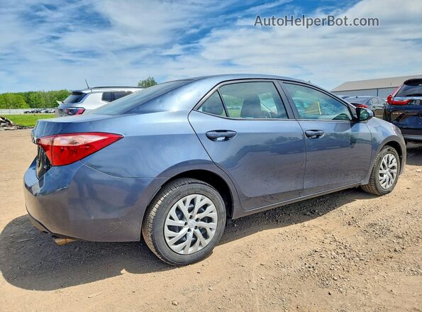 2T1BURHE8JC000871 2018 TOYOTA COROLLA Blue Հետևի աջ