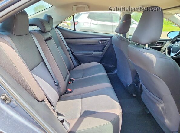 2T1BURHE8JC000871 2018 TOYOTA COROLLA Blue Հետևի նստատեղերի տեսք