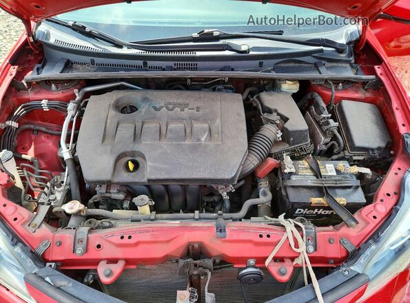 2T1BURHE8JC020523 2018 TOYOTA COROLLA Red 