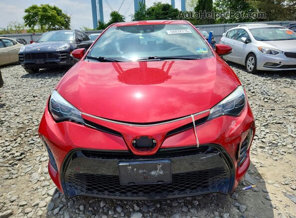 2T1BURHE8JC020523 2018 TOYOTA COROLLA Red 