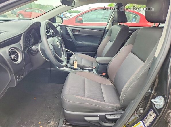 2T1BURHE8JC096839 2018 TOYOTA COROLLA Black Widok wnętrza z przodu