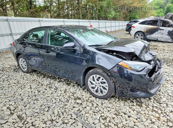 2T1BURHE8JC096839 2018 TOYOTA COROLLA Black Przód prawy