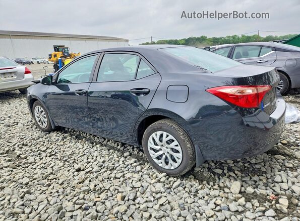 2T1BURHE8JC096839 2018 TOYOTA COROLLA Black Tył lewy
