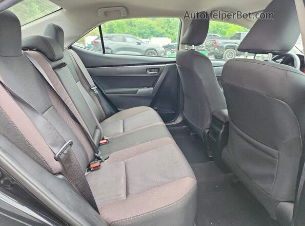 2T1BURHE8JC096839 2018 TOYOTA COROLLA Black Widok tylnych siedzeń