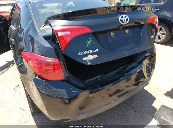 2T1BURHE8JC100310 2018 TOYOTA COROLLA Black Դիմացի տեսք