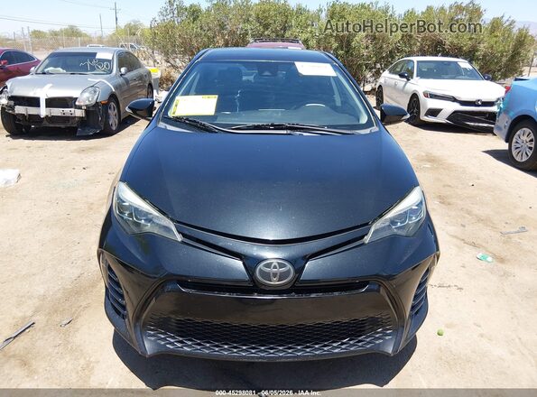 2T1BURHE8JC100310 2018 TOYOTA COROLLA Black Առջևի վահանակի տեսք