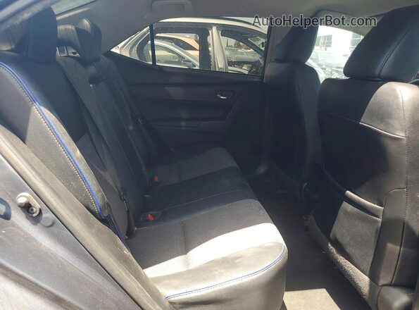 2T1BURHE8JC106138 2018 TOYOTA COROLLA Gray Widok tylnych siedzeń