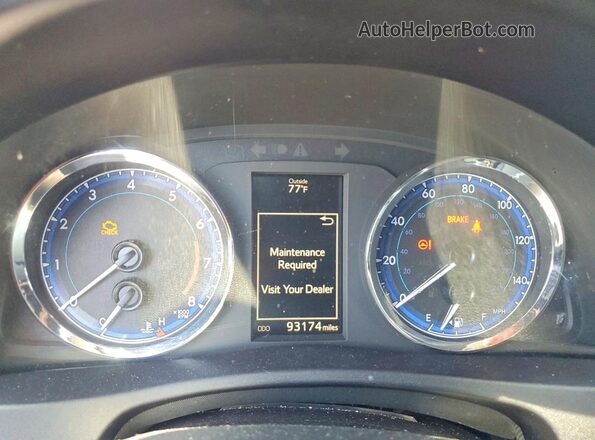 2T1BURHE8JC106138 2018 TOYOTA COROLLA Gray Widok zestawu wskaźników