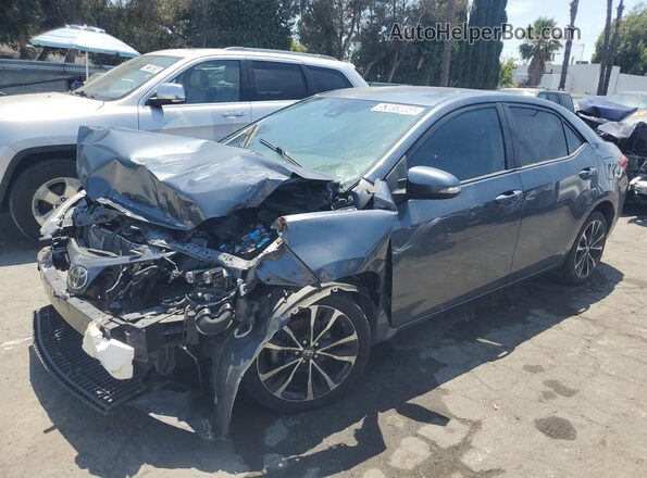 2T1BURHE8JC106138 2018 TOYOTA COROLLA Gray 