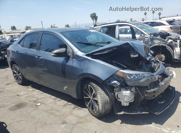 2T1BURHE8JC106138 2018 TOYOTA COROLLA Gray 