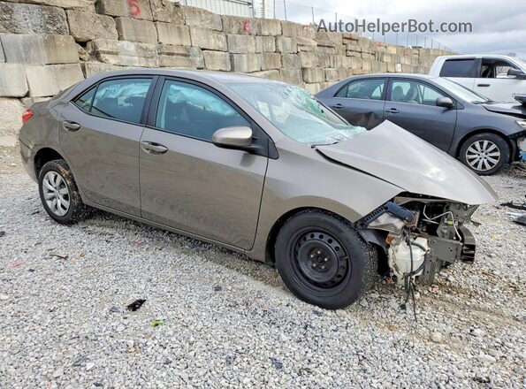 2T1BURHE8JC110643 2018 TOYOTA COROLLA Tan Առջևի աջ
