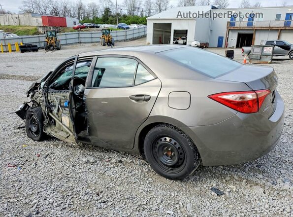 2T1BURHE8JC110643 2018 TOYOTA COROLLA Tan Հետևի ձախ