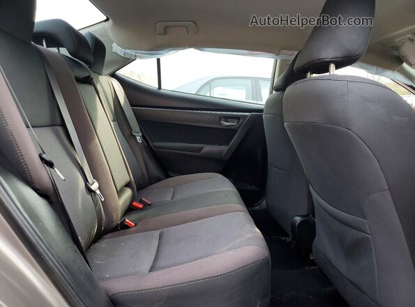 2T1BURHE8JC110643 2018 TOYOTA COROLLA Tan Հետևի նստատեղերի տեսք